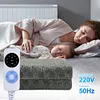 Plush Electric Blanket Winter Warm Throw Single Velvet Smart Office Grey Blanket
