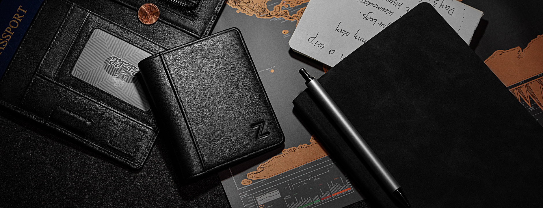 Men's Slim Leather Wallet Collection | Zitahli - Unlock Endless ...