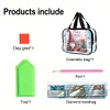 DIY Gnome Diamond Painting Bling Strass Make-up Tasche große Aufbewahrungstasche