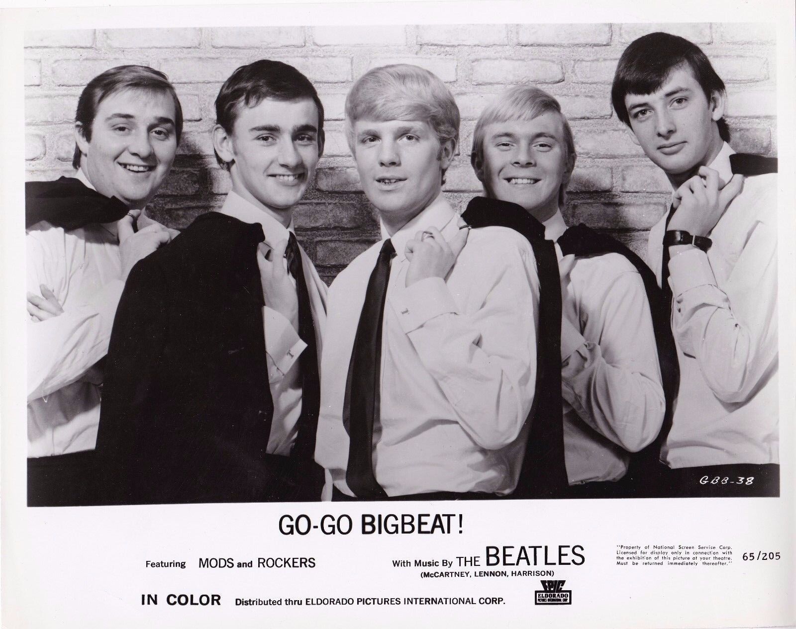 Go Go Bigbeat Mods & Rockers Musical Group Promotional 8 x 10