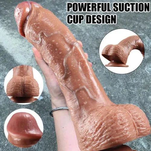 pornhint Pornhint Silicone Realistic Huge Big Dildo Suction Cup Anal Vagina Sex Toys for Women Men