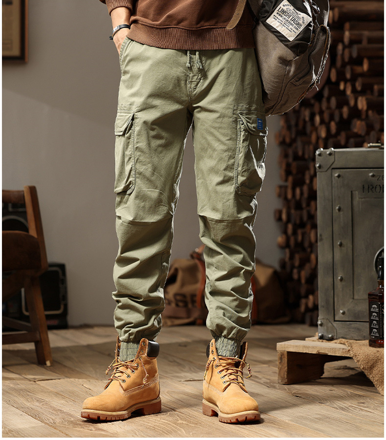 2025 Autumn New Youth Fashion Trend Versatile Workwear Pants Men's Comfortable Loose Fitting Workwear Pants Casual Pants | Wlmerlist