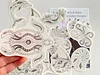 【12 PCS】Water Soluble Sea Animals Hand Embroidery Pattern,peel and stick paper for ornaments