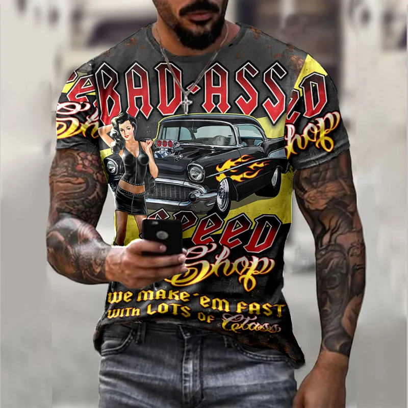 Speed Fashion Casual T-shirt / [viawink] /