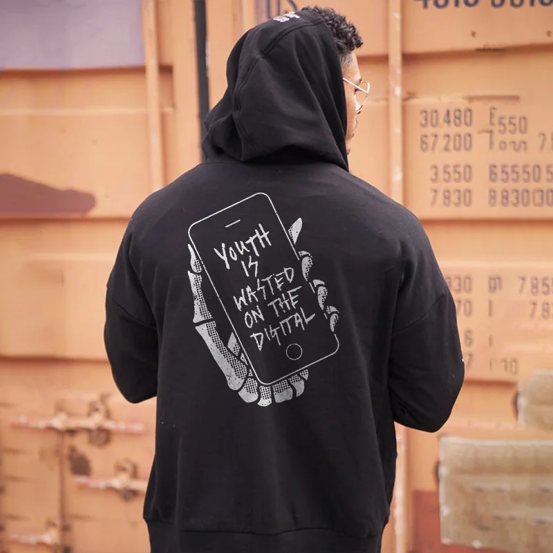 You This Wasted On The Digital Printed Hoodie