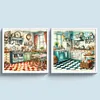 (Multi-Style) Kitchen Restaurant-11CT Stamped Cross Stitch 50*50cm/19.69*19.69in tapestrymarket
