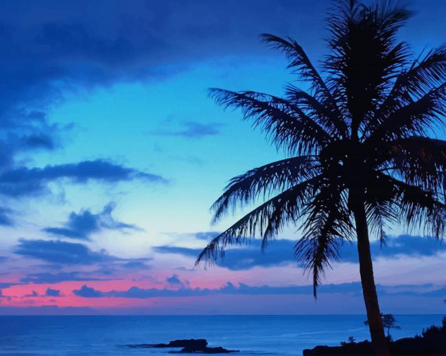

Blue Sunset – Paint By Numbers - 40*50CM, 501 Original
