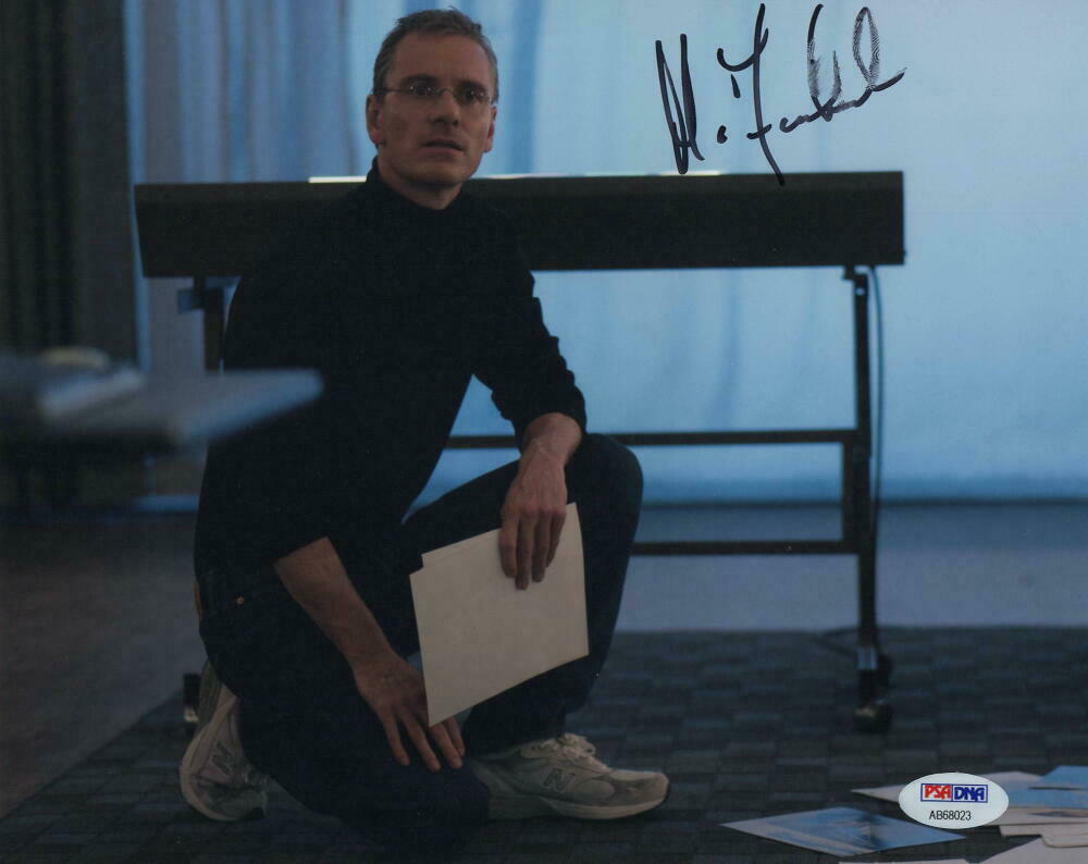 MICHAEL FASSBENDER SIGNED AUTOGRAPH 8X10 Photo Poster painting - AS STEVE JOBS, PROMETHEUS PSA