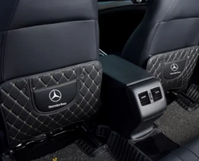 Car Rear Seat Back Anti-kick Pad Car Supplies Anti-dirty Anti-wear Protective Pad Storage Bag