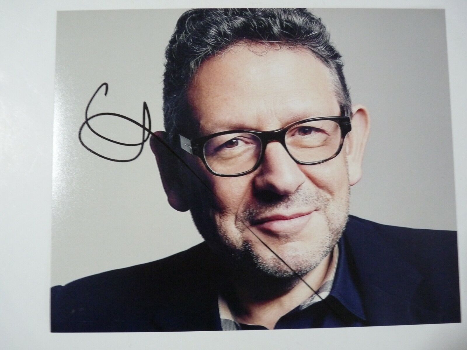 Lucian Grainge CEO Universal Music Group Signed 8X10 Photo Poster painting PSA BAS Guaranteed