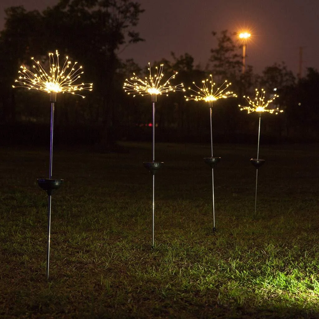 LED Solar Grass Ball Dandelion Waterproof Lawn Light