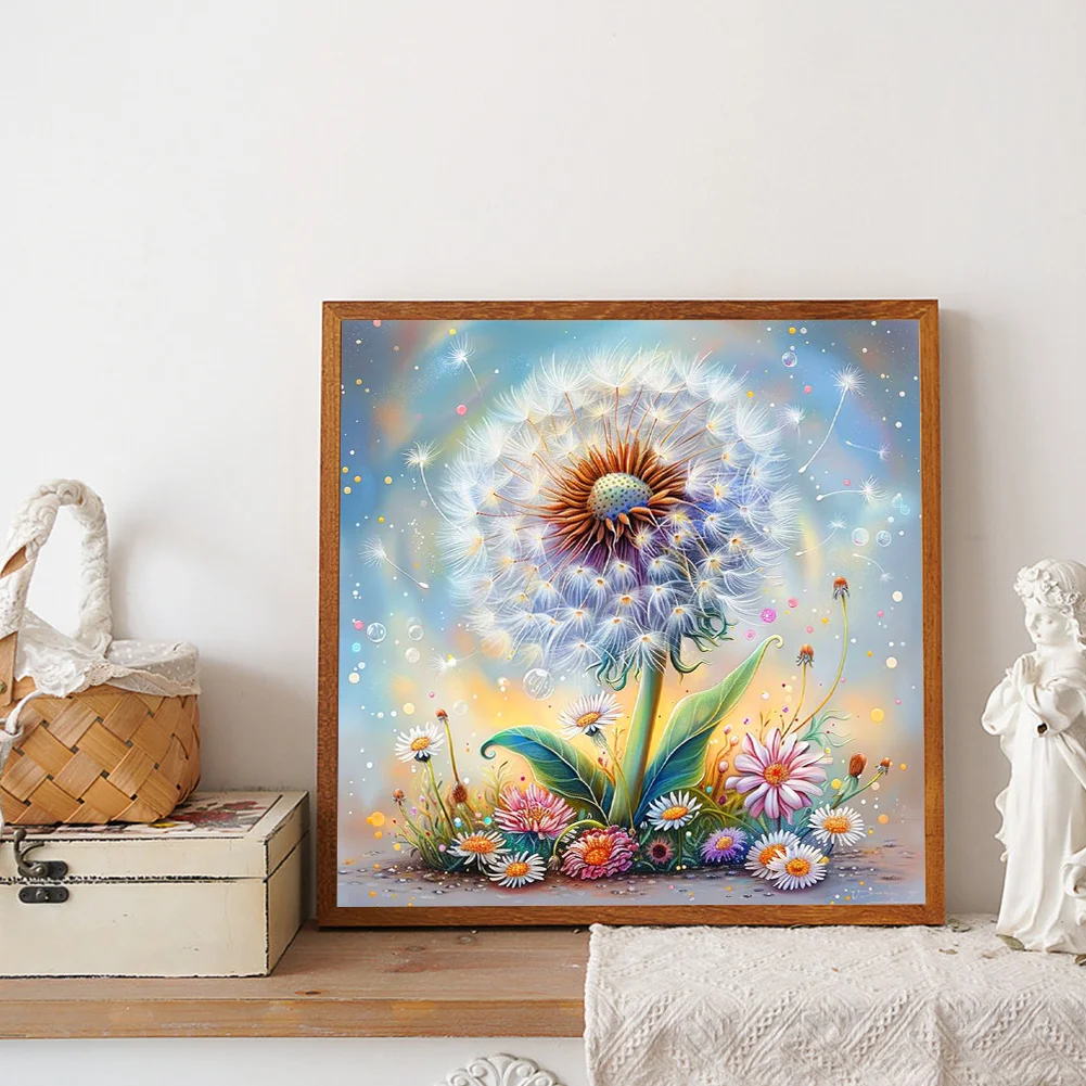 Diamond Painting - Full Round Drill - Dandelion(Canvas|40*40cm)