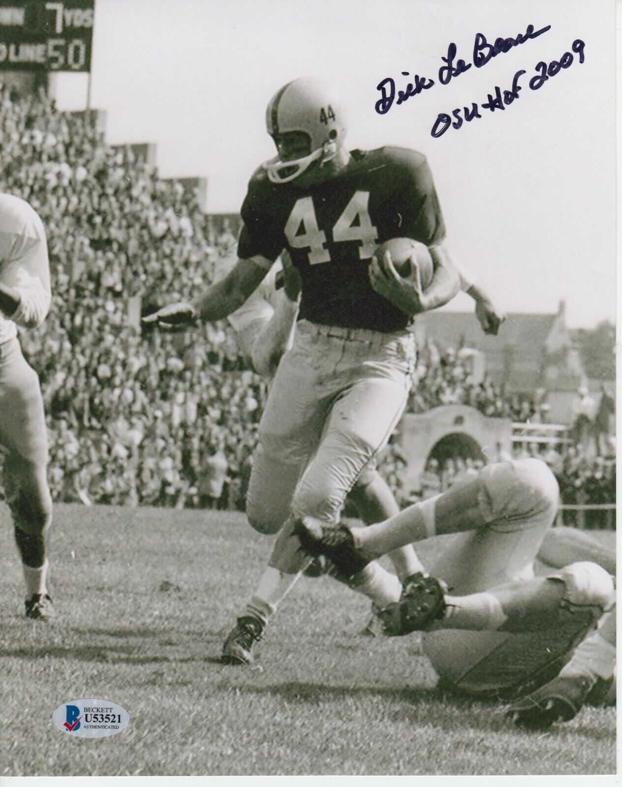 Dick LeBeau #2 8x10 Signed Photo Poster painting W/ COA Ohio State Buckeyes Beckett Certified