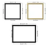 (US Only)3pcs Magnetic Diamond Painting Frames for 30x30cm/30x40cm Diamond Art Canvas