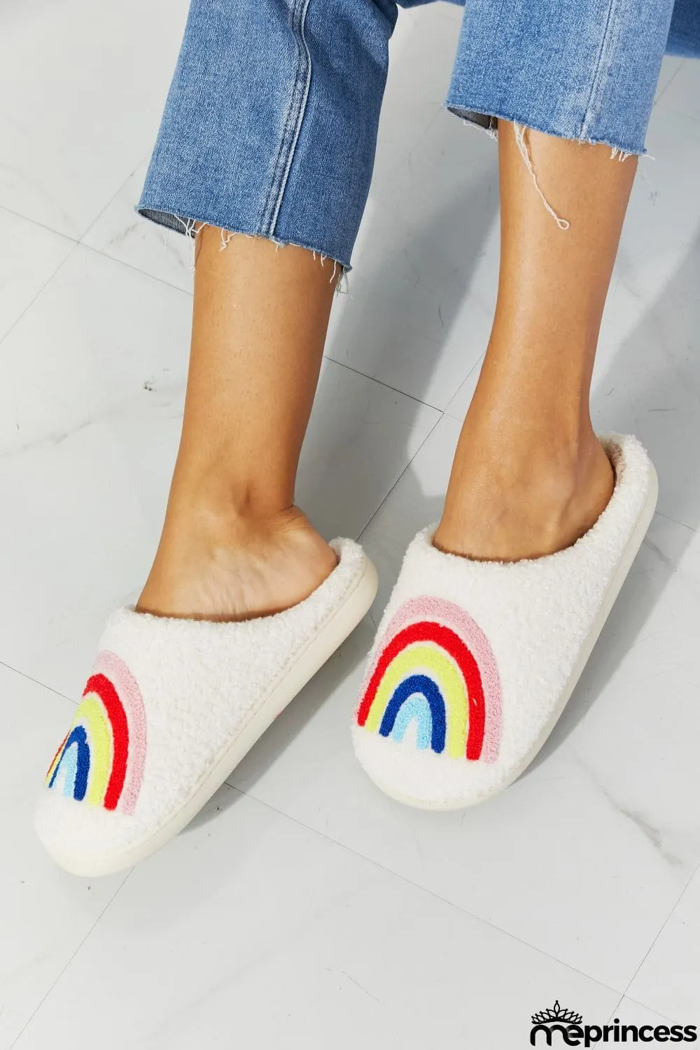 MMShoes Rainbow Plush Slipper