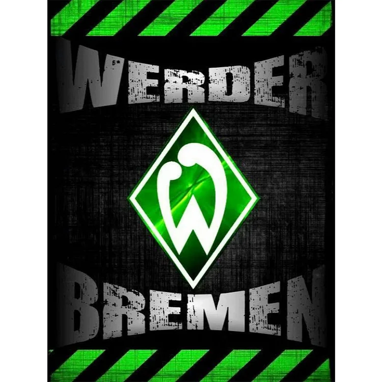 Full Round Diamond Painting - Werder Bremen Football Club Logo 30*40CM