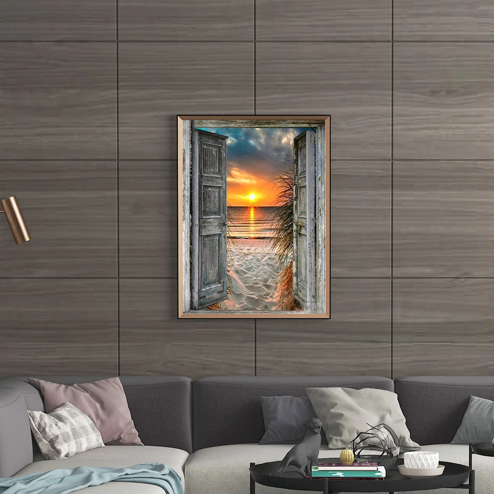 Diamond Painting - Full Round Drill - Sunrise Outside