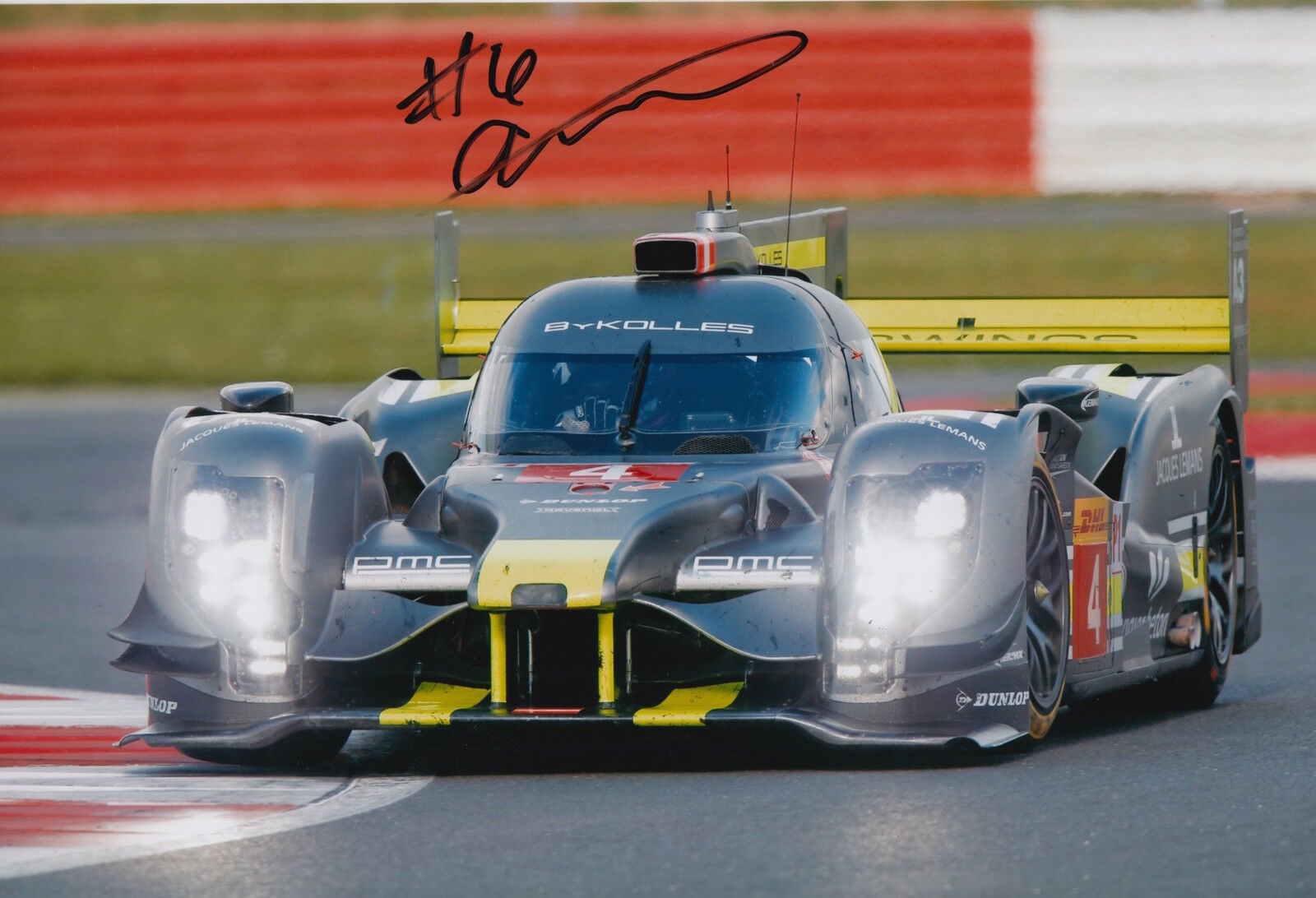 Oliver Webb Hand Signed ByKolles Racing 12x8 Photo Poster painting Le Mans 2016.