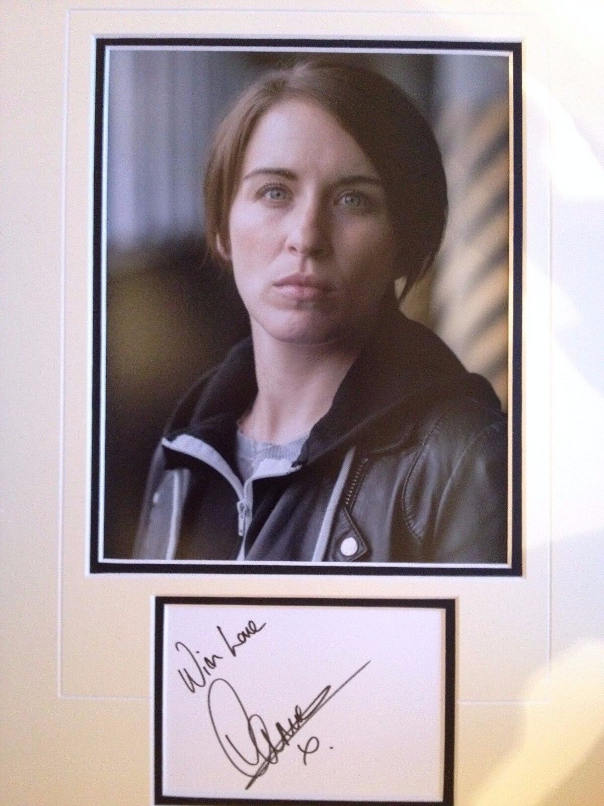 VICKY McCLURE - POPULAR BRITISH ACTRESS - SIGNED COLOUR Photo Poster painting DISPLAY