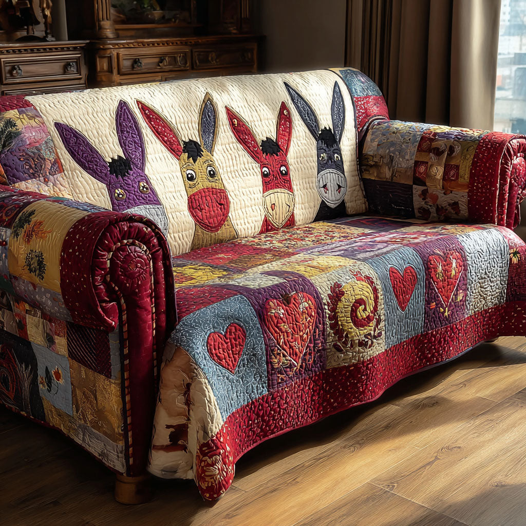 Pebble Path Donkey Quilted Sofa Cover NCU0PT11121 everthome