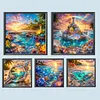 Dreamy Landscape Full DIY 5D Round Drill Diamond Painting Kits for Adults/Beginners Gift Home Decor Diamond Dots Paintings Picture Arts Craft 40x40cm