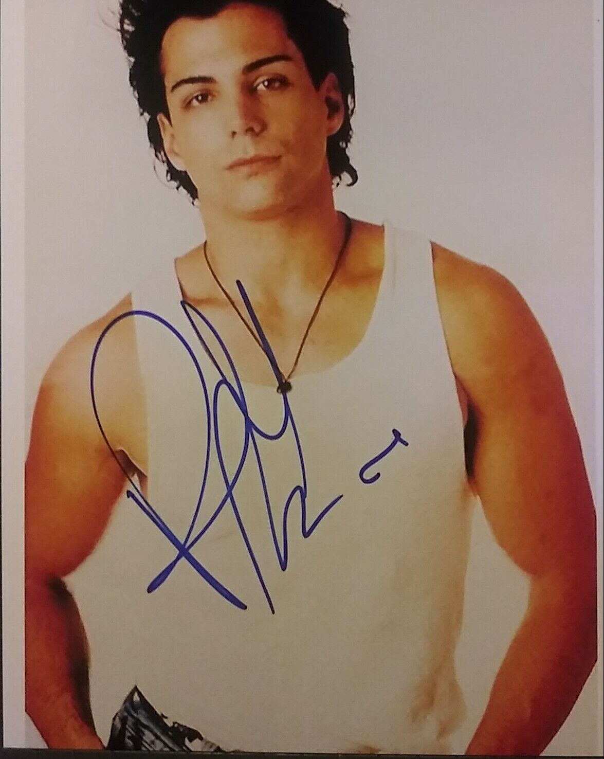 Richard Grieco signed 8x10