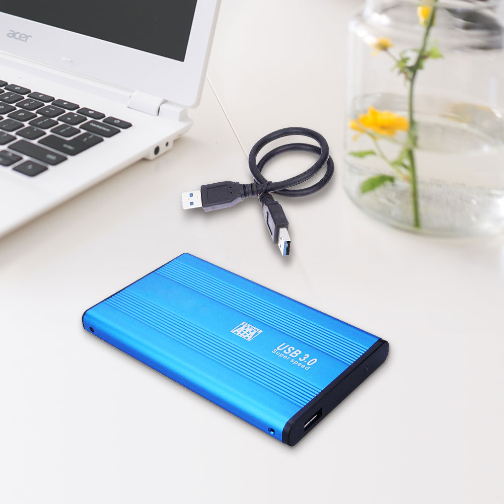 

USB 3.0 SATA 2.5 inch HD HDD Hard Disk Drive Enclosure Aluminum Case Box, 501 Original