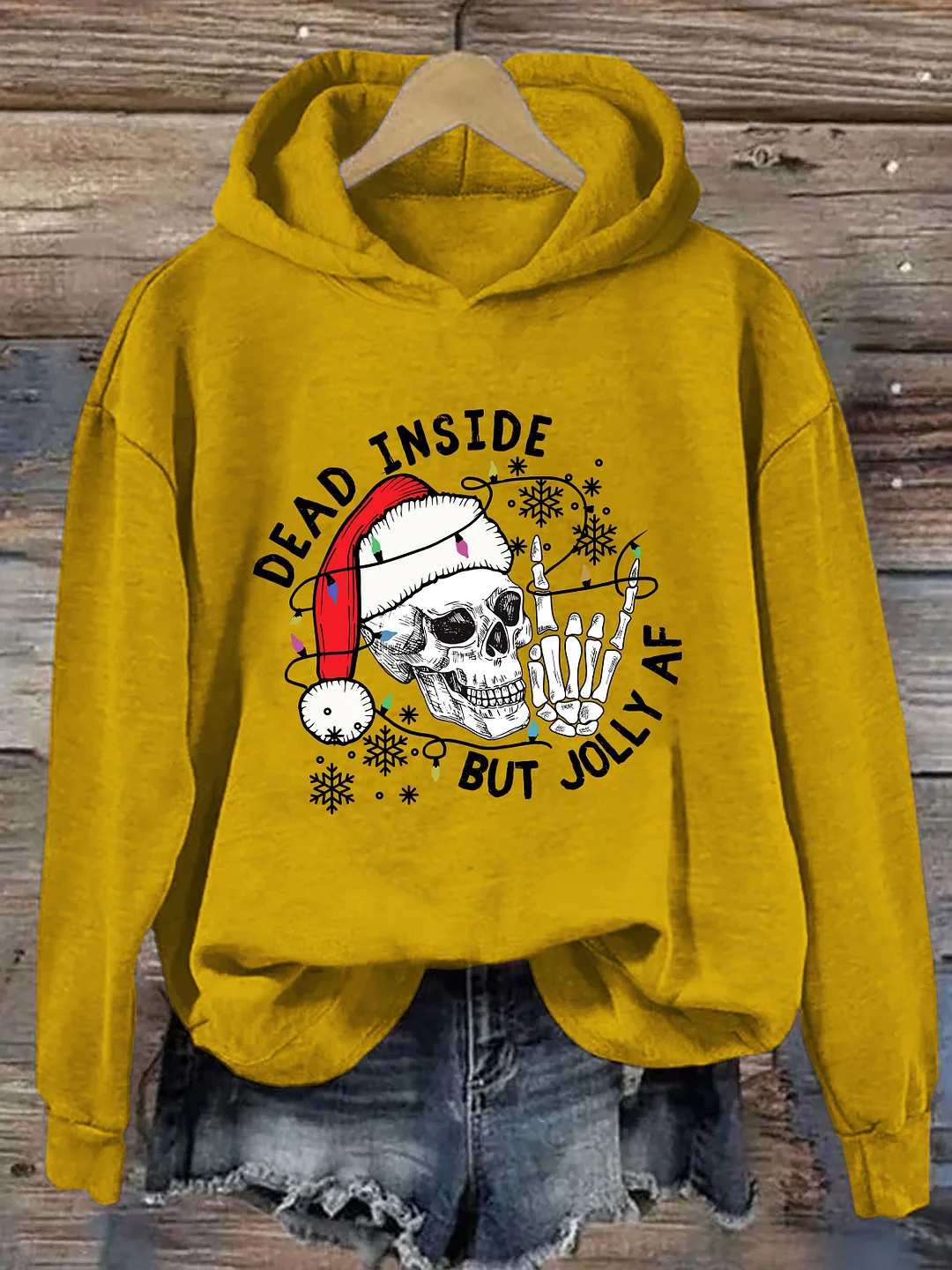 Dead Inside But Jolly AF Hoodie