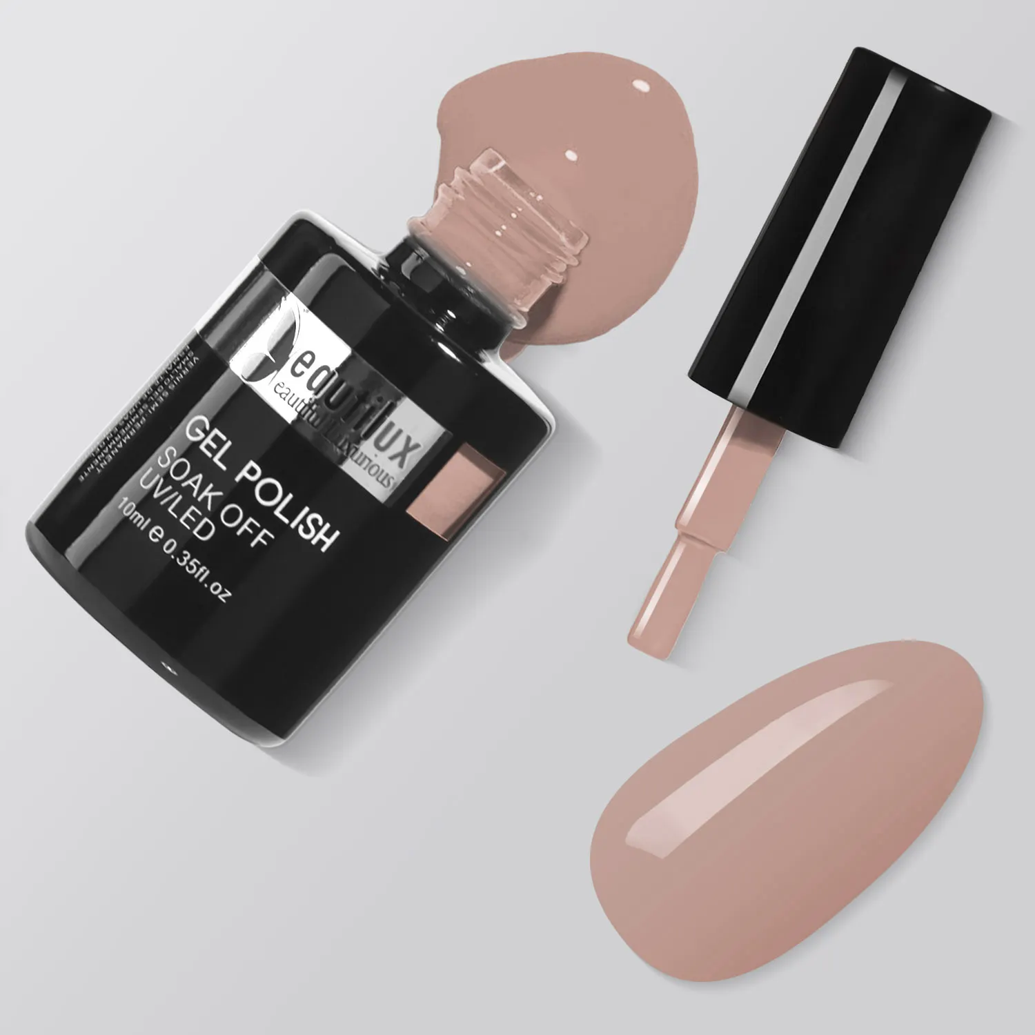 HEMA& TPO Free Nail Gel Polish Color 10ml Autumn Collection-Argile