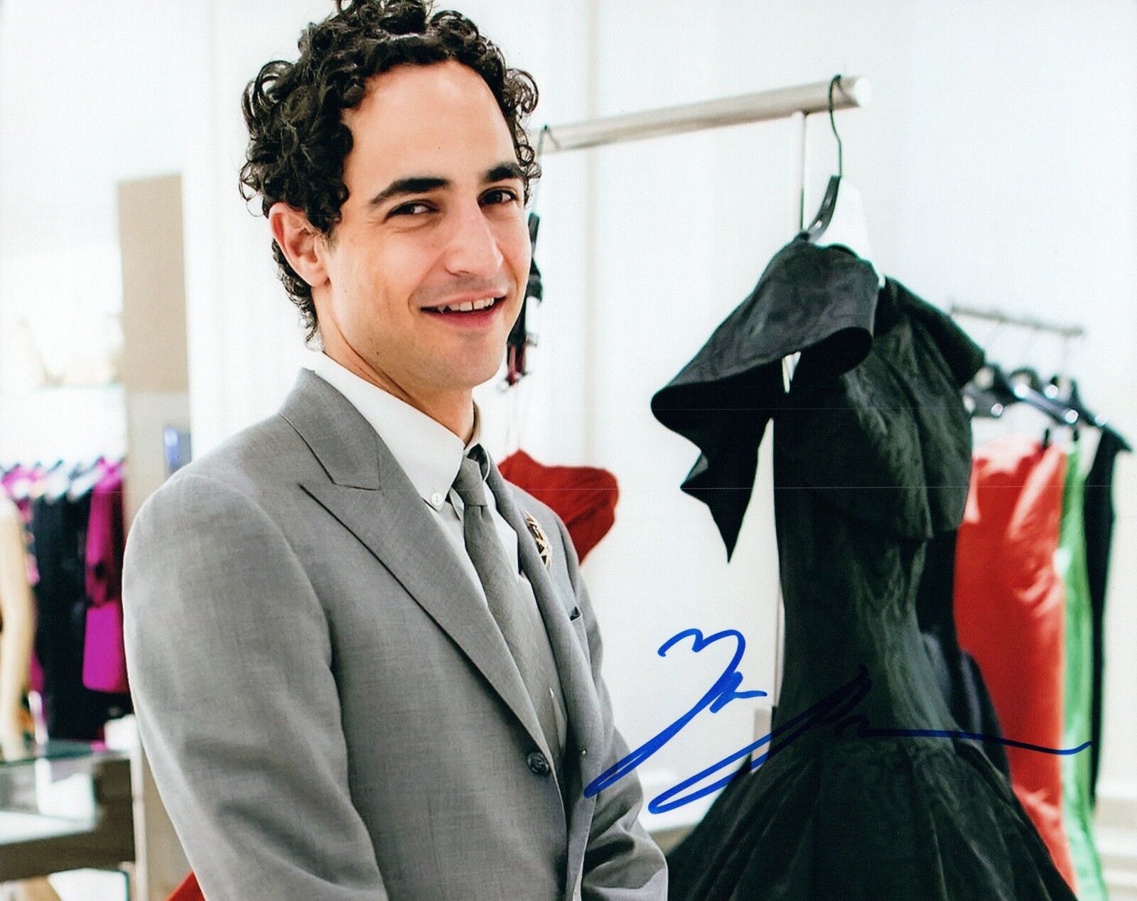 Zac Posen Signed Autographed 8x10 Photo Poster painting Fashion Designer COA VD