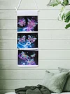 DIY Diamond Painting 3 Pockets Home Organizer Wall Door Hanging Storage Bag Kit