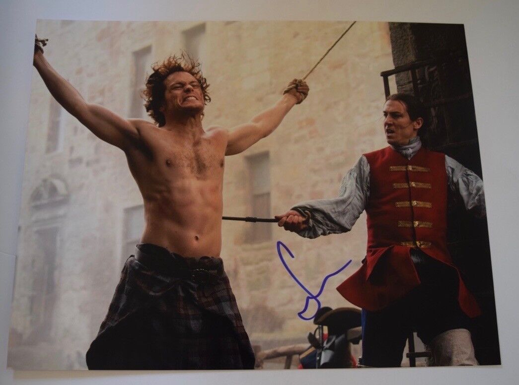 Sam Heughan Signed Autographed 11x14 Photo Poster painting OUTLANDER COA VD