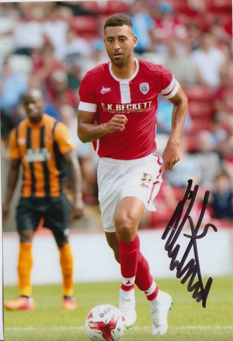 BARNSLEY HAND SIGNED LEWIN NYATANGA 6X4 Photo Poster painting 1.