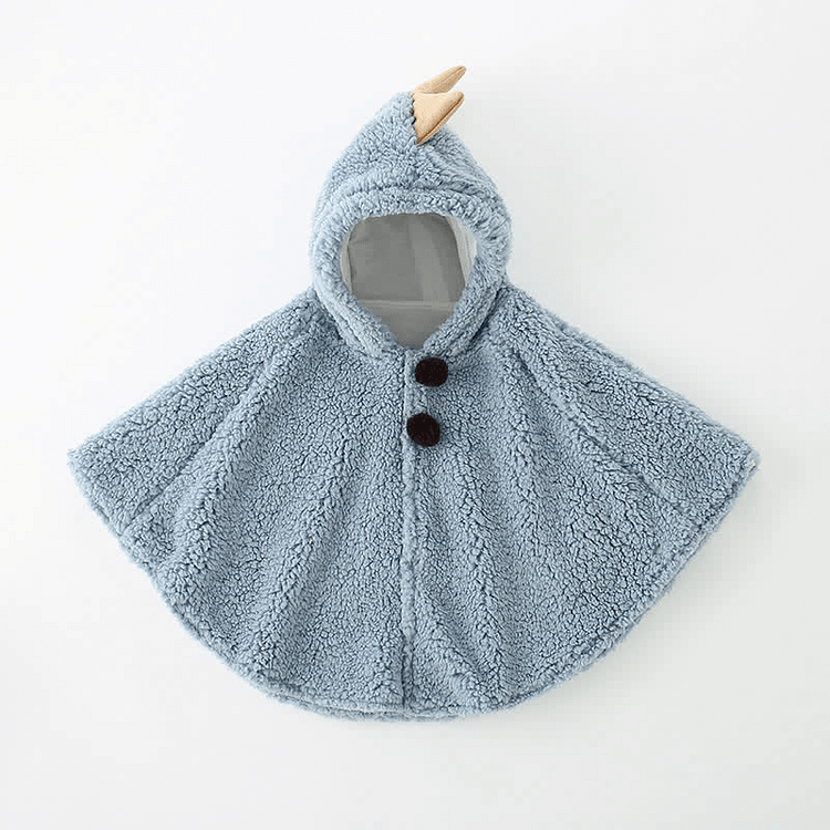 Baby Lovely Plush Warm Hooded Cape