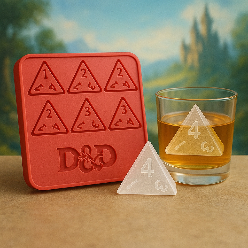 D&D Dice Ice Mold