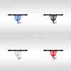 Men's Low-Rise Sexy Ultra-Thin Transparent Ice Silk U-Shaped Thong