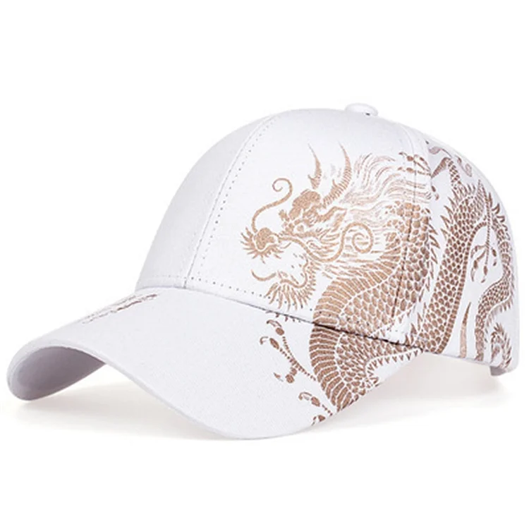 Printing Chinese Dragon Totem Belief Men s Baseball Caps Women s Summer Snapback Hat Outdoor Sun Protection Cool BQ085