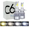 LED-Autoscheinwerfer mit L&uuml;fter. Avio-Aluminium