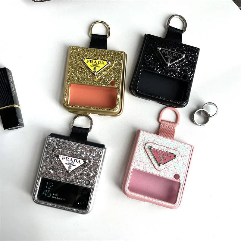 Shiny Glitter Samsung Flip Case