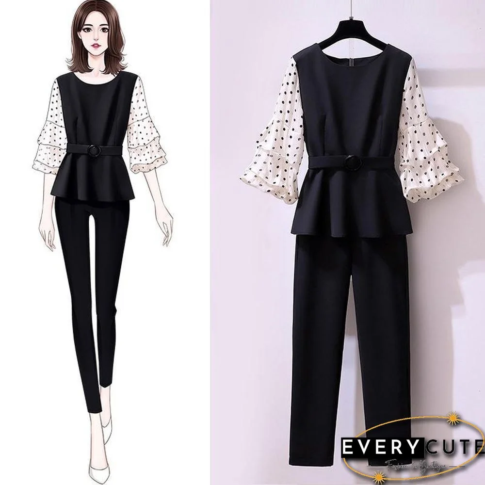 Fashion Pokla Dots Two-Piece Set P11639