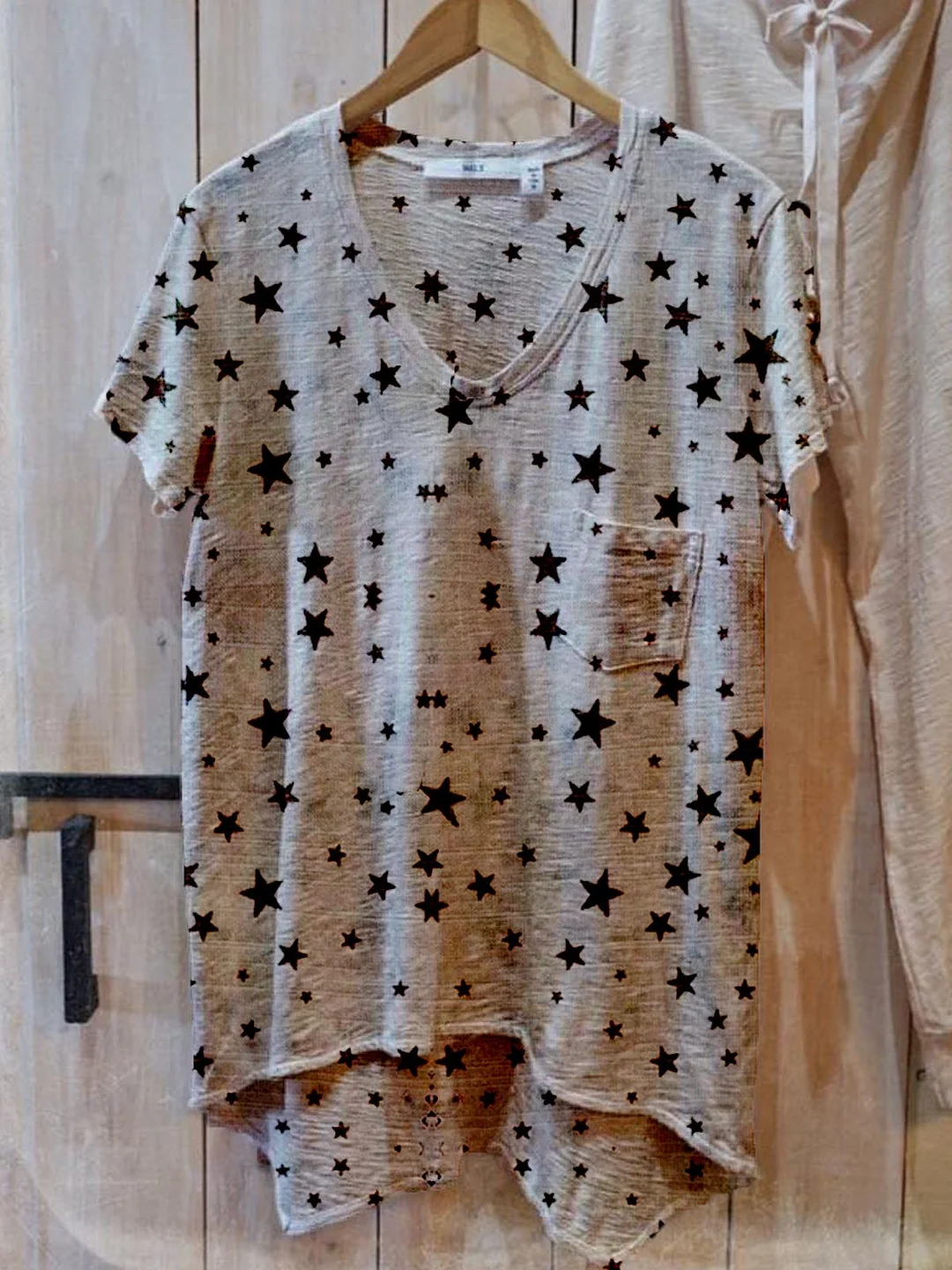 Gray Star Casual Cotton T-shirt