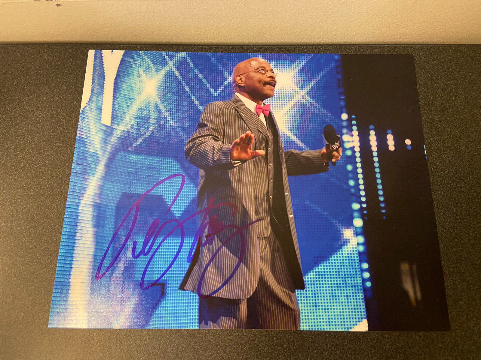 Teddy Long HOF TNA AEW WWE Autographed Signed 8X10 Photo Poster painting W/COA