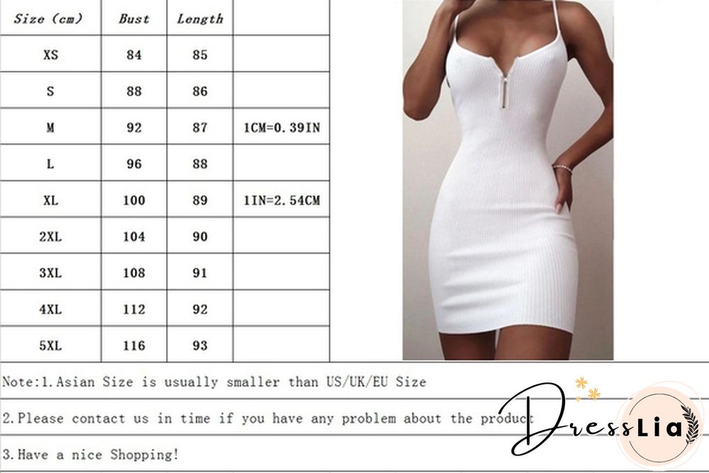 Summer V-neck Sleeveless Tight Mini Dress Slim Strap Party Dress Dating Dress Woman Birthday Gift Plus Size Dress