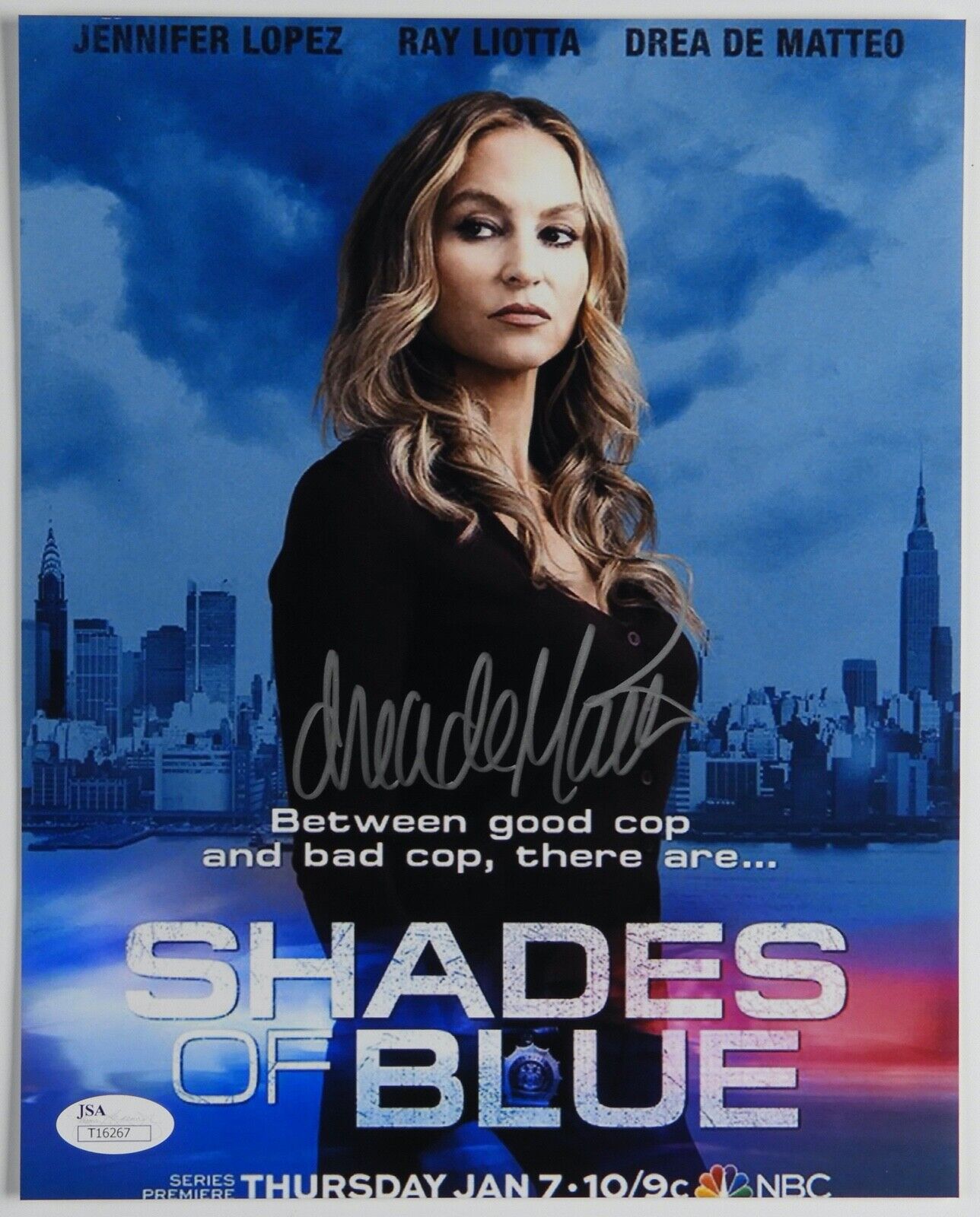 Drea De Matteo jsa JSA signed autograph 8 x 10 Photo Poster painting Shades Of Blue