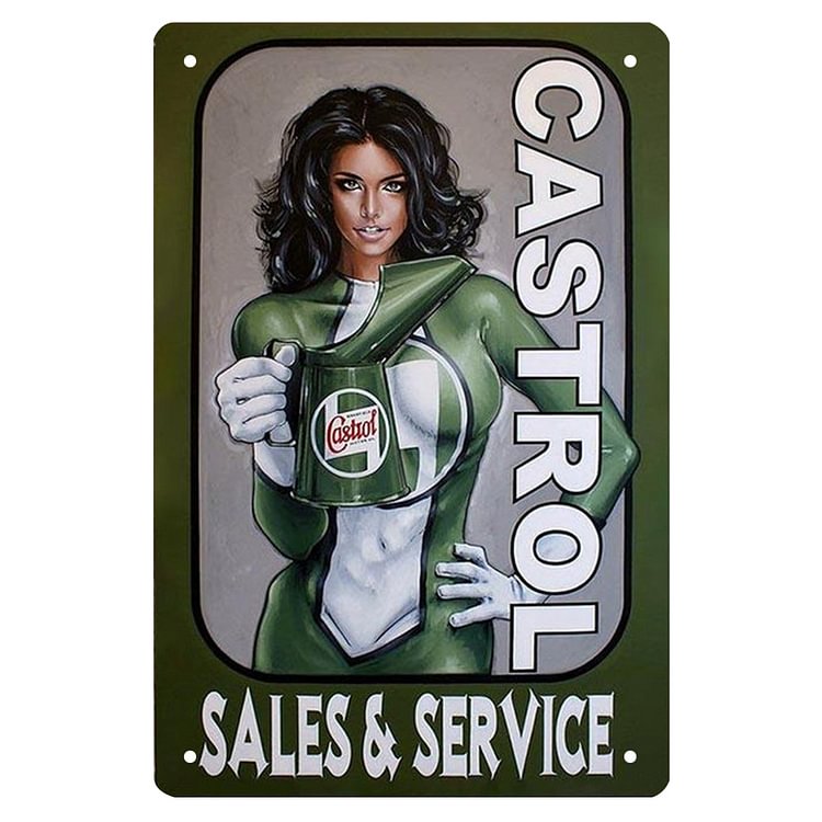 Castrol Oil - Vintage Tin Signs/Wooden Signs - 8*12Inch/12*16Inch