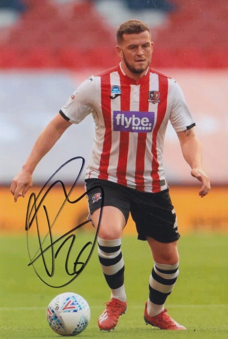 PIERCE SWEENEY HAND SIGNED 6X4 Photo Poster painting EXETER CITY FOOTBALL AUTOGRAPH 1