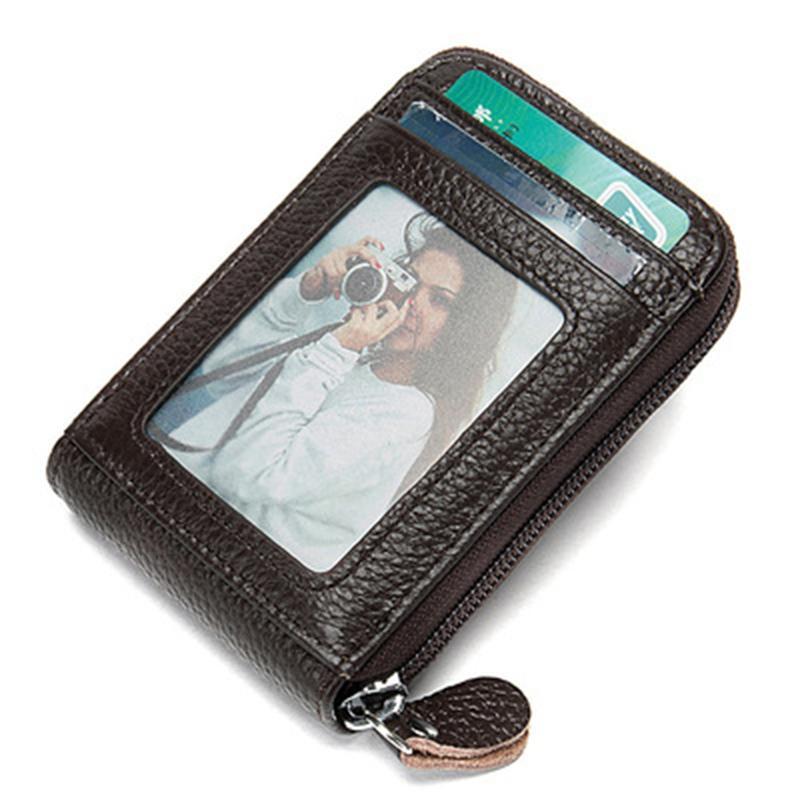 Unisex Creative Organ Card Holder Leather Large-Capacity Wallet