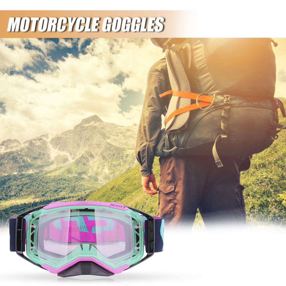 

339 Motocross Skiing Goggles Clear Lens Motorcycle Outdoor Sport Eyewear, Type12, 501 Original