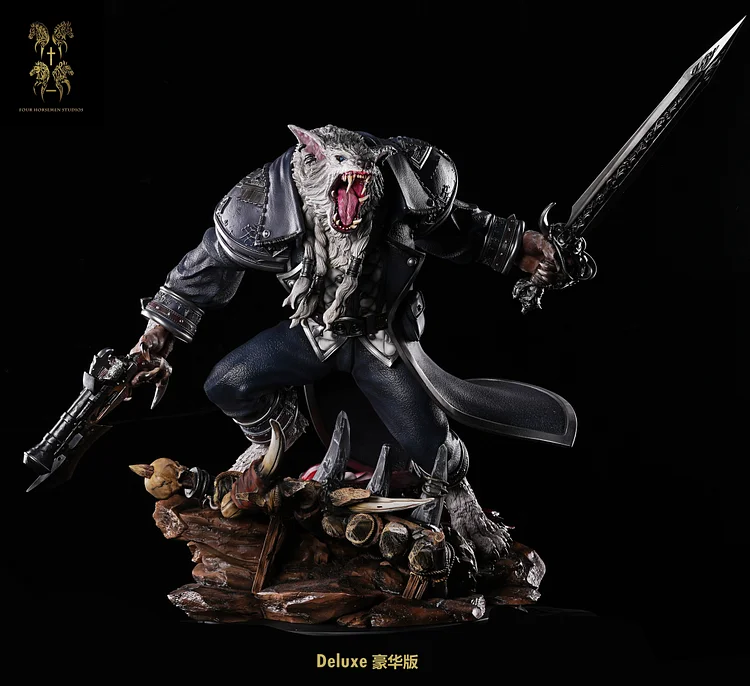 Four Horsemen Studio - World of Warcraft Wolf King Genn Greymane 1/5 & 1/8 Statue(GK) -