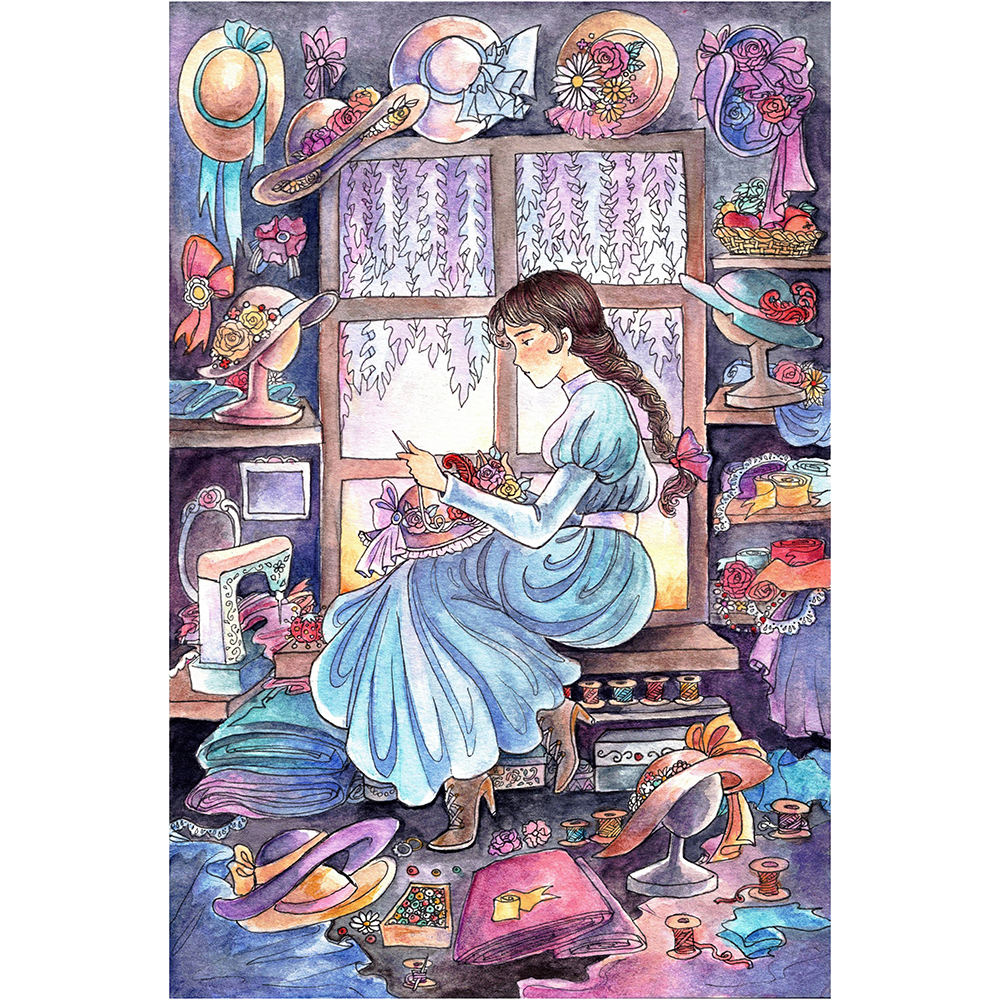 Howl'S Moving Castle - Sophie (40*60CM) 11CT Stamped Cross Stitch gbfke